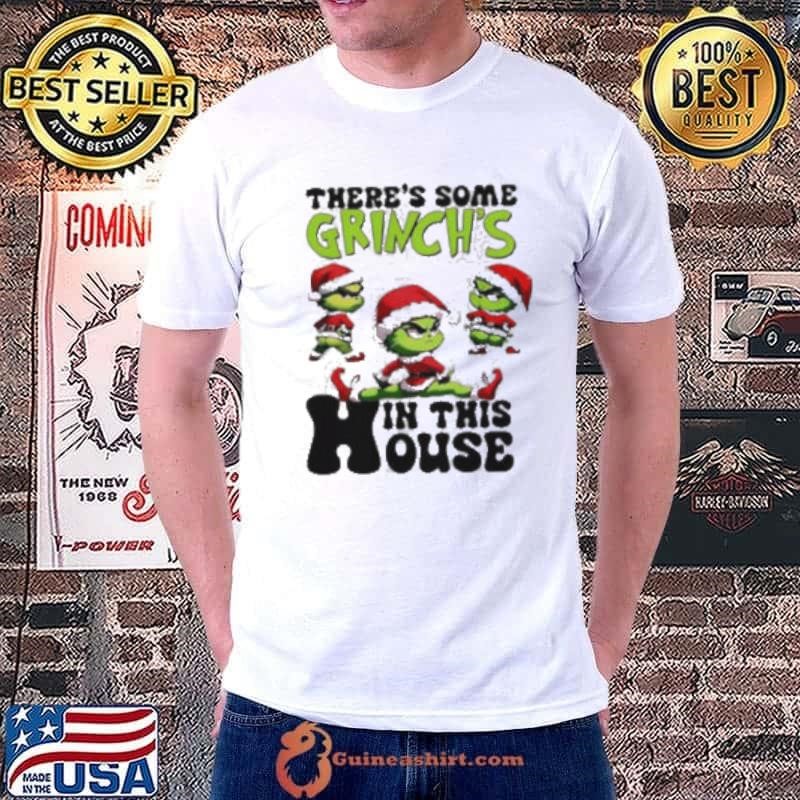 Grinch there’s some gricnh in this house Christmas cartoon Unisex