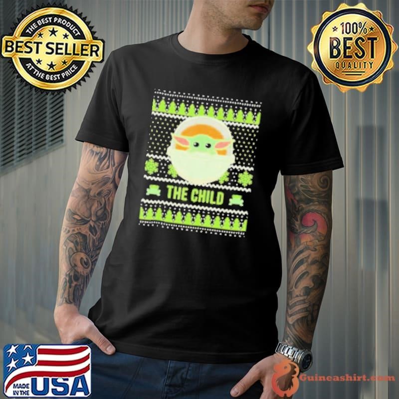 Grogu the child Merry Christmas shirt
