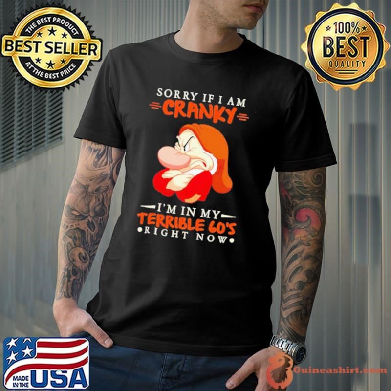 Grumpy sorry if I am cranky I’m in my terrieble 60’s righ now Christmas Unisex