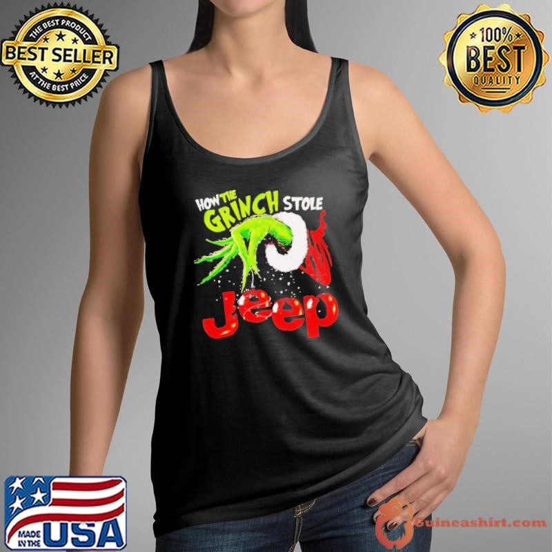 How the Grinch stole jeep Christmas shirt