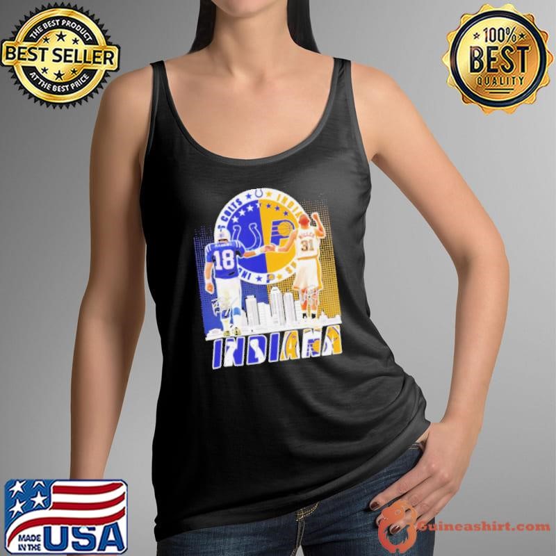 Indianapolis Colts Peyton Manning x Indiana Pacers Reggie Miller shirt