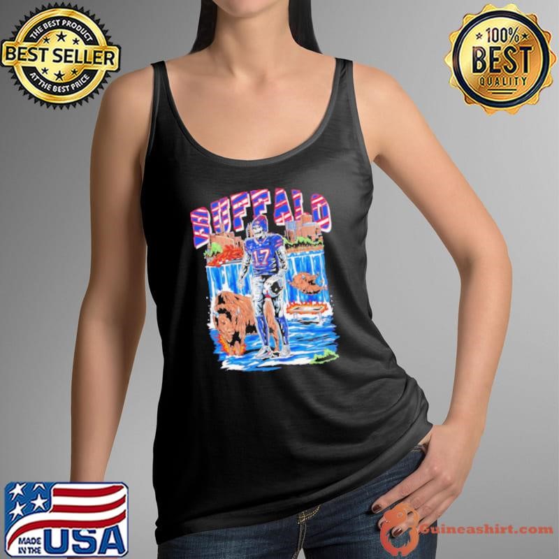 Josh Allen skeleton Buffalo death destroyer of tables shirt
