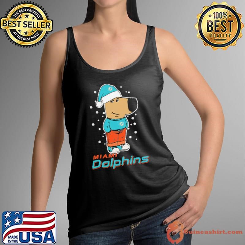 Just A Chill Guy Chill With Miami Dolphins Christmas Shirt