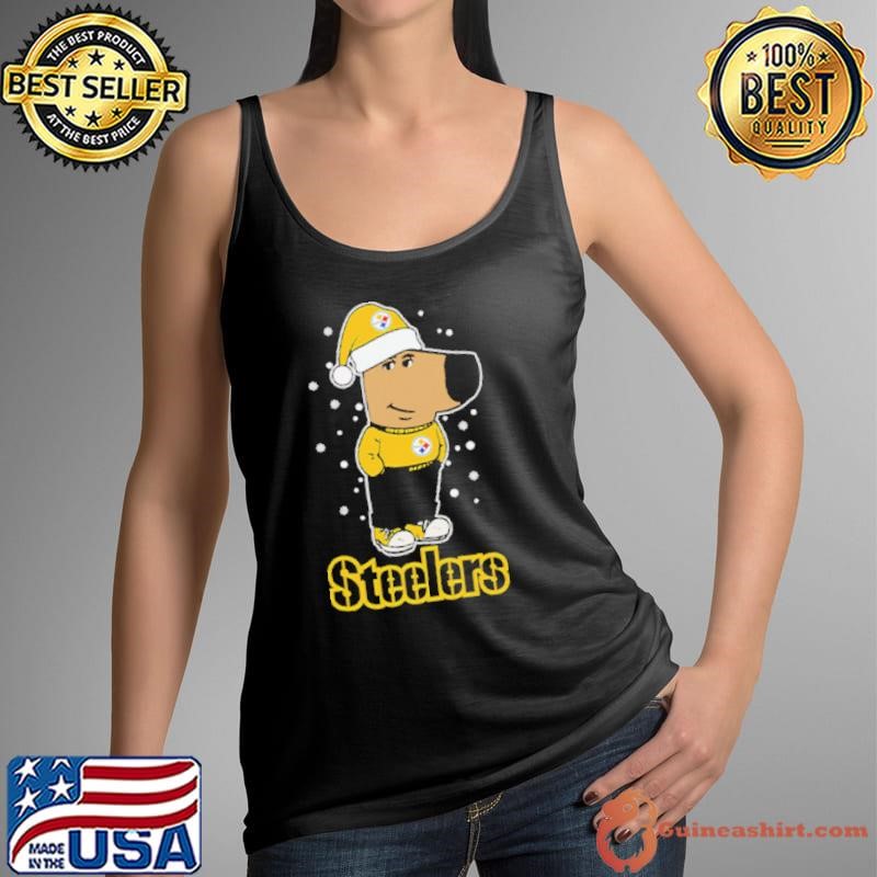 Just A Chill Guy Chill With Pittsburgh Steelers Christmas Shirt