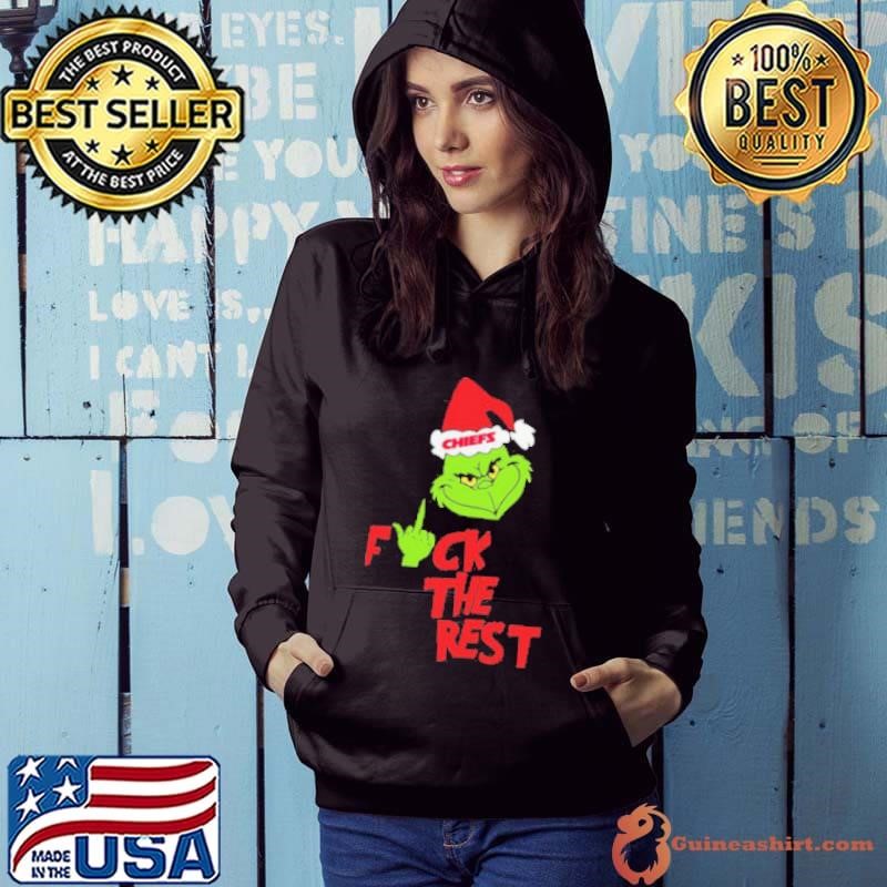 Kansas City Chiefs Santa Grinch Fuck The Rest Christmas 2024 Shirt