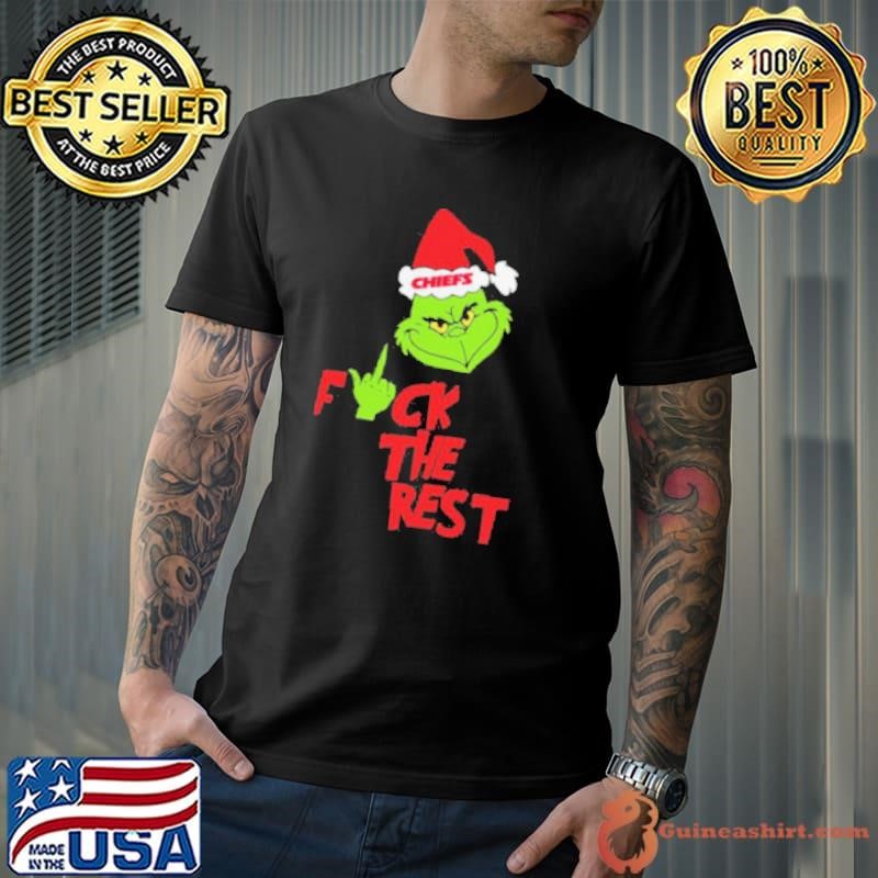 Kansas City Chiefs Santa Grinch Fuck The Rest Christmas 2024 Unisex
