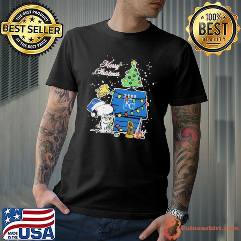 Kansas City Royals Merry Christmas With Snoopy Baby Unisex
