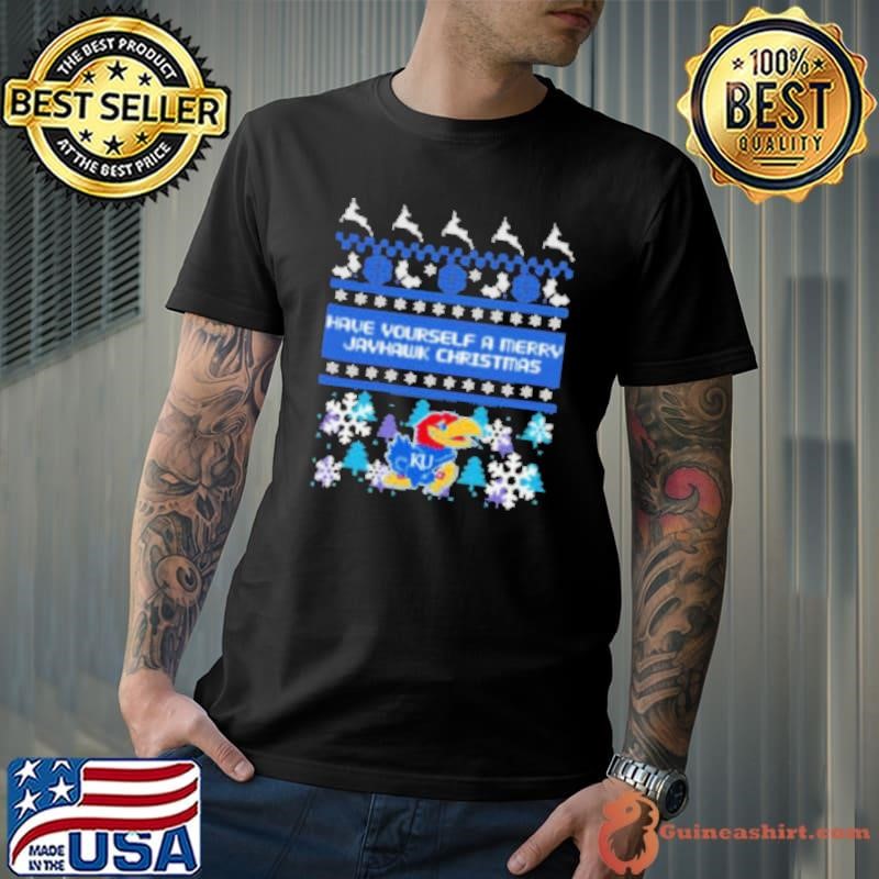 Kansas Jayhawk Have Yourself A Merry Jayhawk Christmas 2024 Shirt