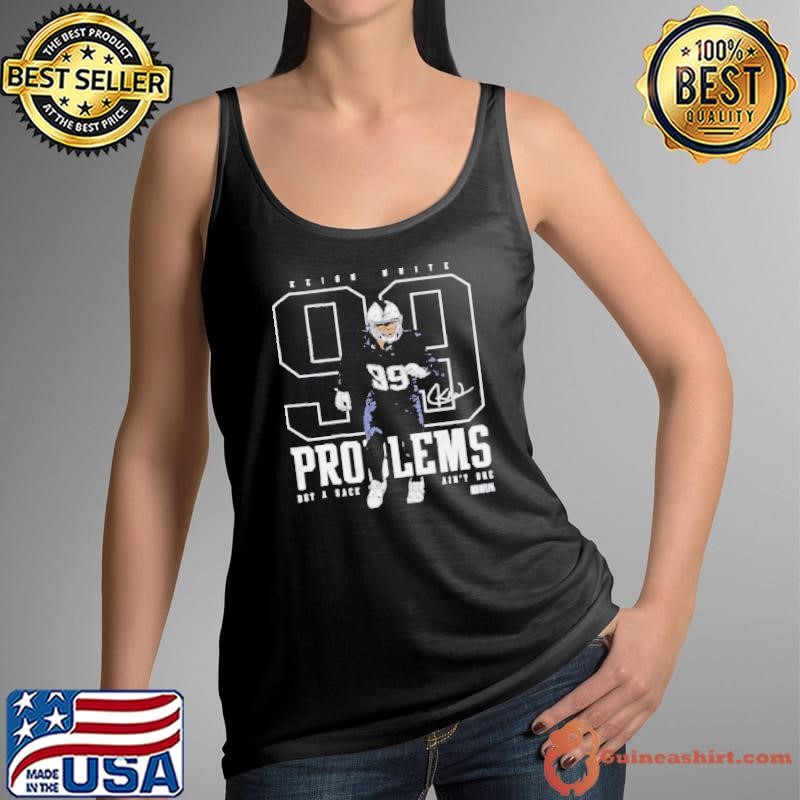 Keion white new england 99 problems signature Tank Top