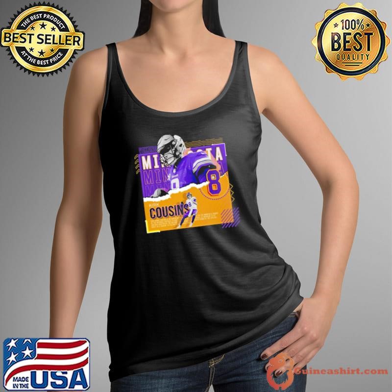 Kirk Cousins American professional football quarterback Poster Vikings Tank Top