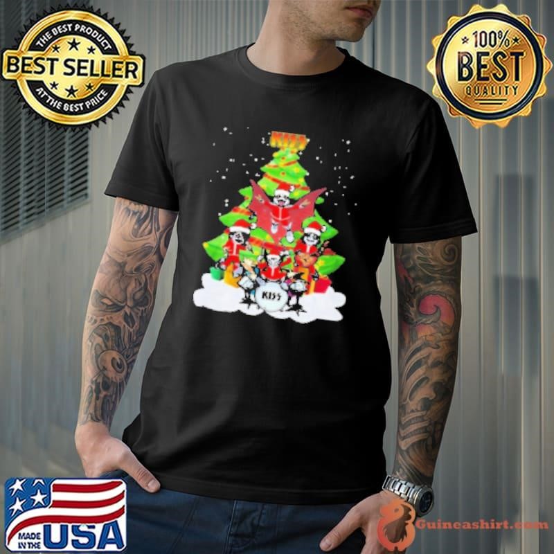 Kiss Brand Merry Christmas Tree 2024 Shirt
