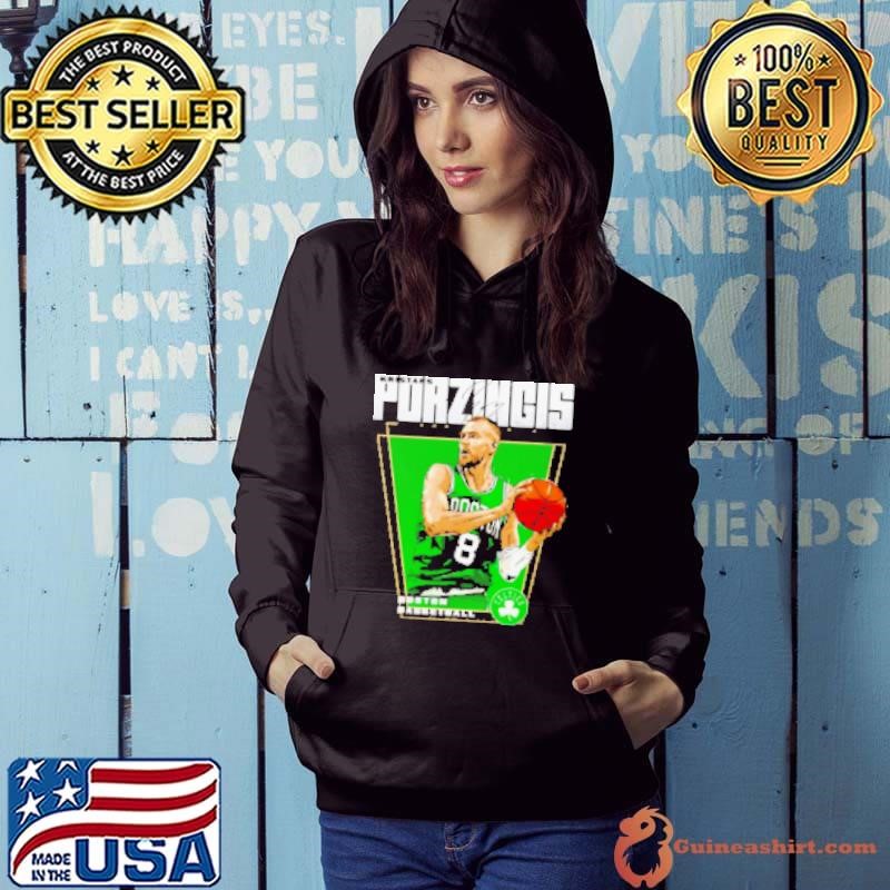 Kristaps Porzingis Boston Celtics premier NBA basketball vintage Hoodie