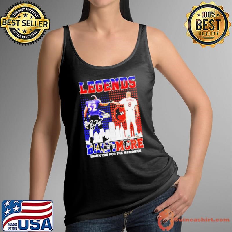 Legends Baltimore – Orioles x Ravens Thank You For The Memories Shirt