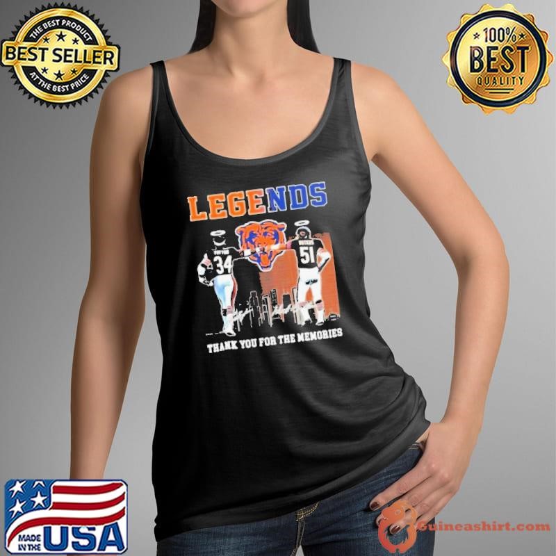 Legends Thank You For The Memories Shirt