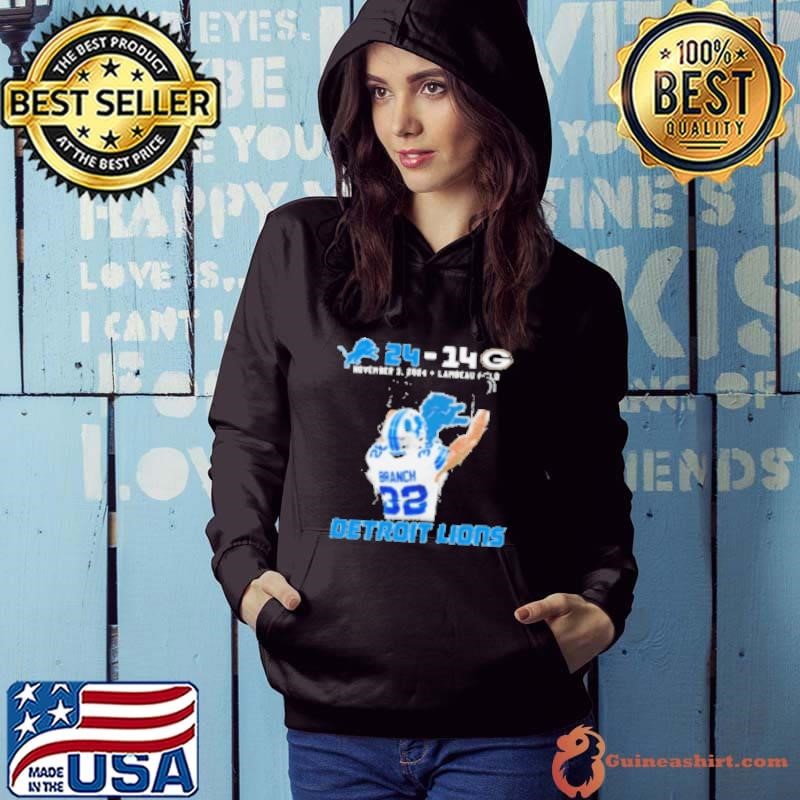 Lions 24 – 14 Packers Branch Double Bird St. Brown Headstand Hoodie