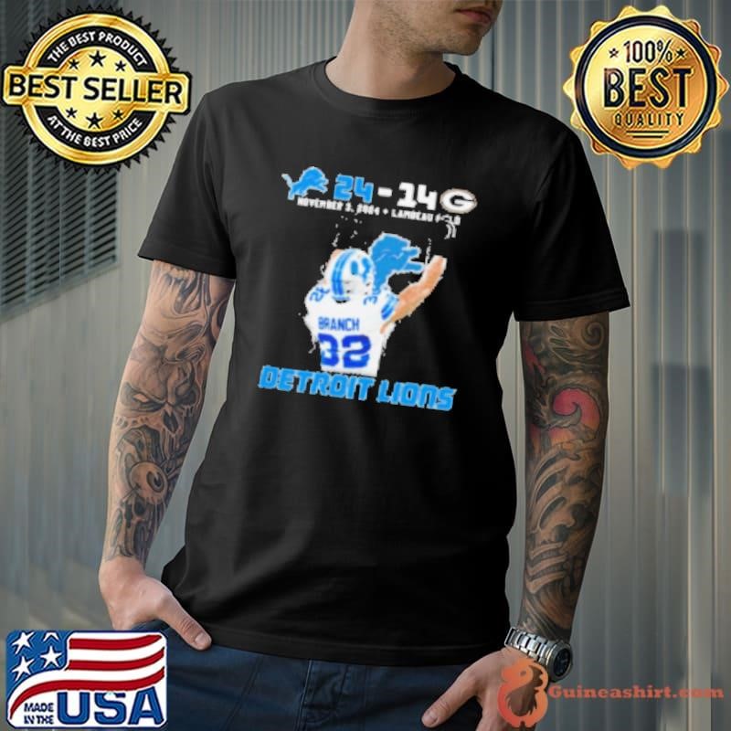 Lions 24 – 14 Packers Branch Double Bird St. Brown Headstand Unisex