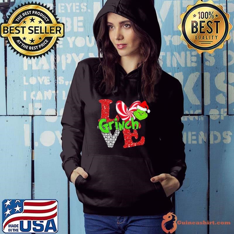 Merry Christmas Grinch Santa Love Hoodie