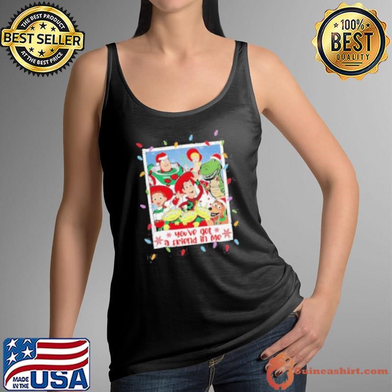 Merry Christmas Toy Story Disneyland X mas You’ve Got A Friend In Me Christmas Tank Top