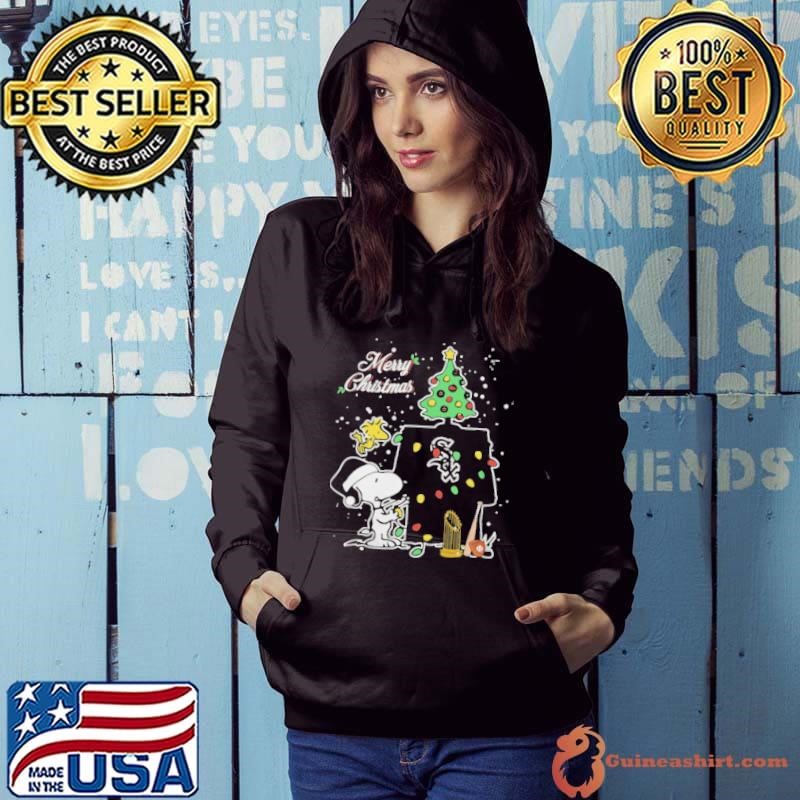 Merry Christmas With Snoopy Baby Chicago White Sox Hoodie