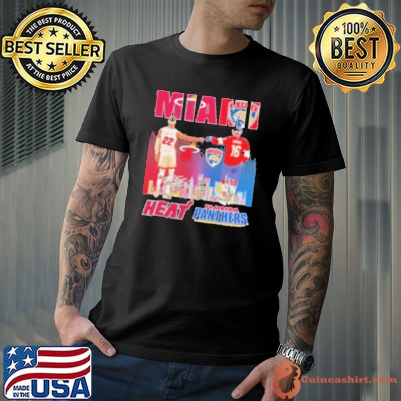Miami Heat Jimmy Butler X Florida Panthers Aleksander Barkov 2024 Shirt