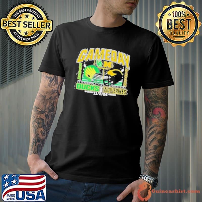 Michigan Wolverines Vs Oregon Ducks Outrank Gameday 2024 Shirt
