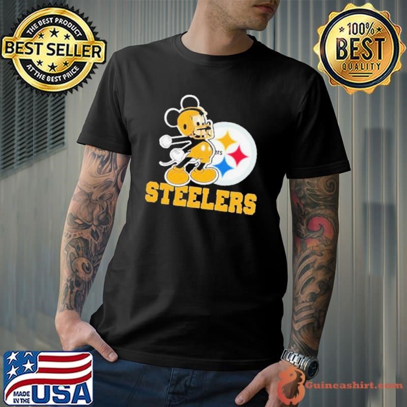 Mickey Mouse Pittsburgh Steelers Football Logo Team Unisex