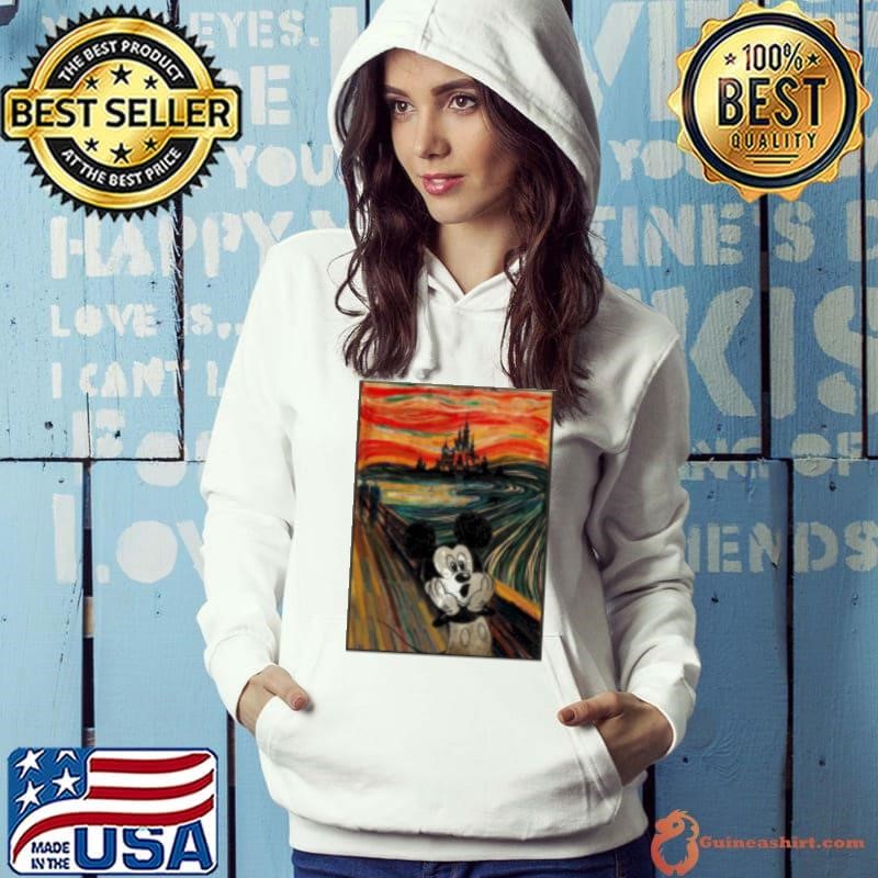 Mickey Mouse Scream Parody Poster Shirt