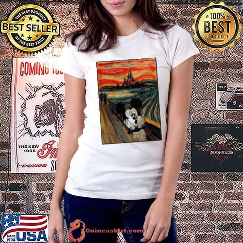 Mickey Mouse Scream Parody Poster Ladiestee