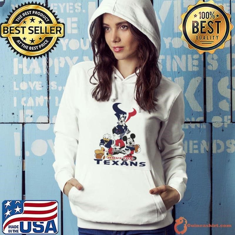 Mickey, Pluto, Donald Houston Texans Shirt