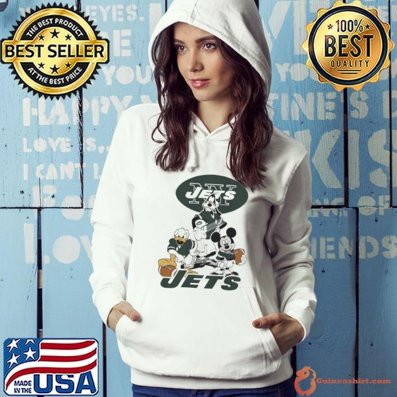 Mickey, Pluto, Donald New York Jets Shirt