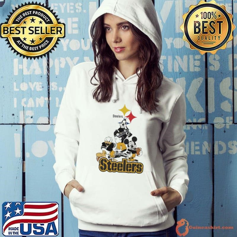 Mickey, Pluto, Donald Pittsburgh Steelers Shirt