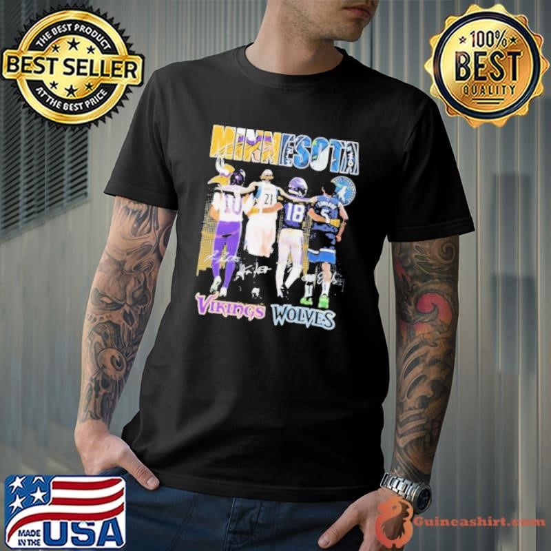 Minnesota Vikings x Minnesota Timberwolves Signature Shirt
