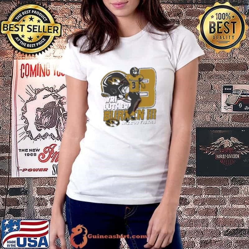 Mizzou Tigers NIL 2024 Football Luther Burden III WR1 NCAA Ladiestee