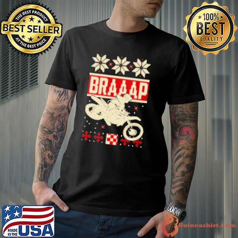 Motocross Braaap Ugly Christmas Unisex