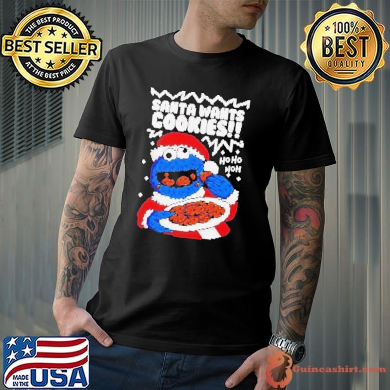 Muppet Santa wants Cookie monster ugly Christmas Unisex