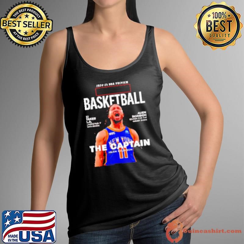 NBA preview Jalen Brunson New York Knicks basketball The Captain graphic Shirt