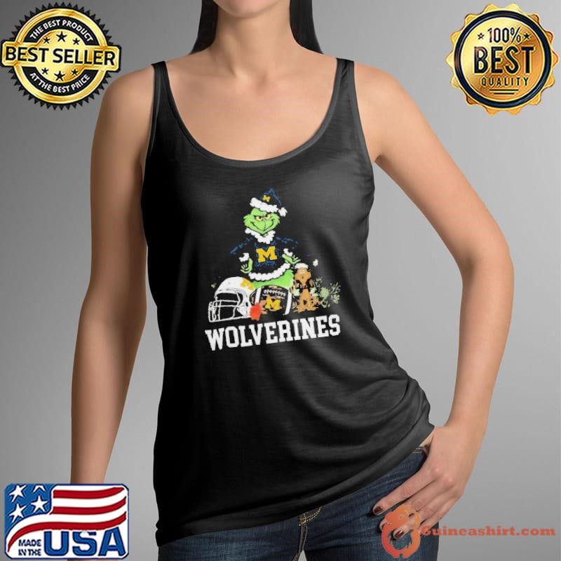 NCAA Grinch Shirt The Grinch And Michigan Wolverines Christmas Shirt