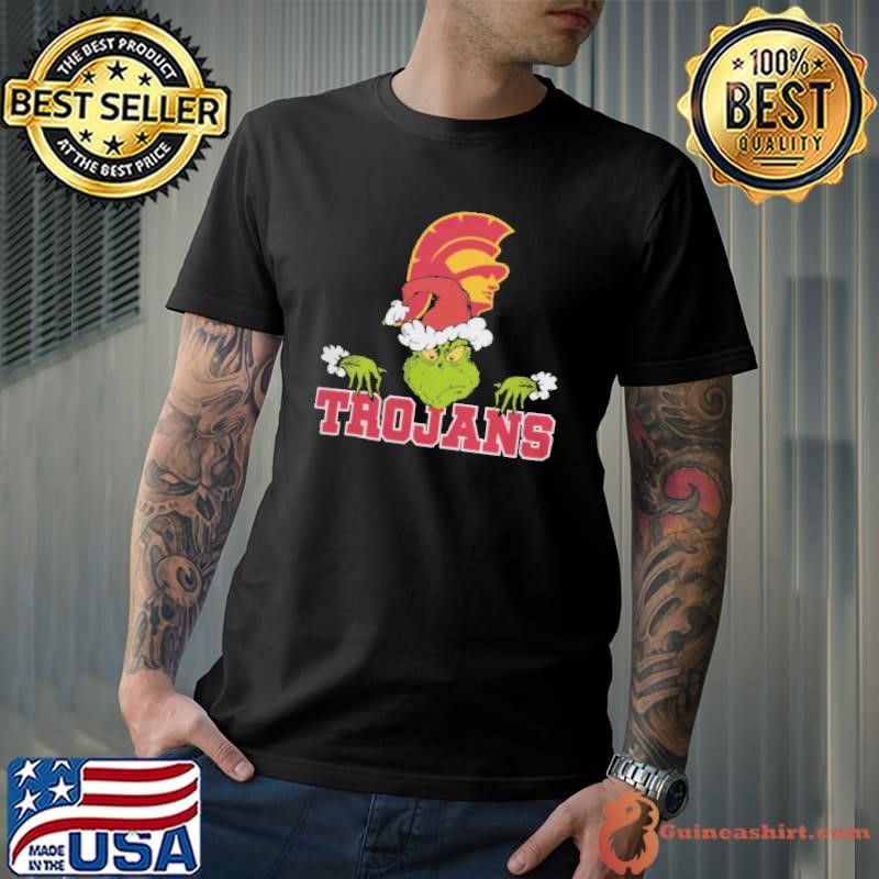 NCAA USC Trojans Logo Football Grinch Christmas Unisex