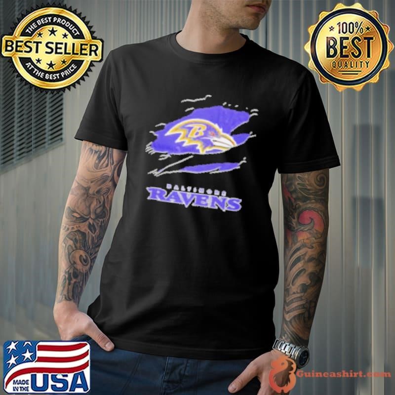 NFL Baltimore Ravens inside me scratches shirt