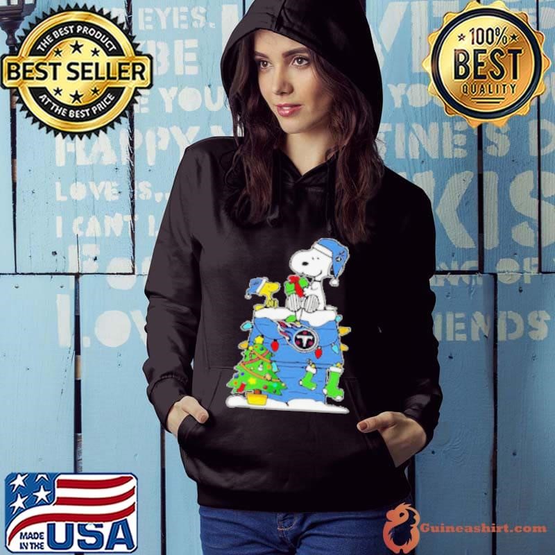 NFL Tennessee Titans Snoopy Woodstock Christmas 2024 Hoodie