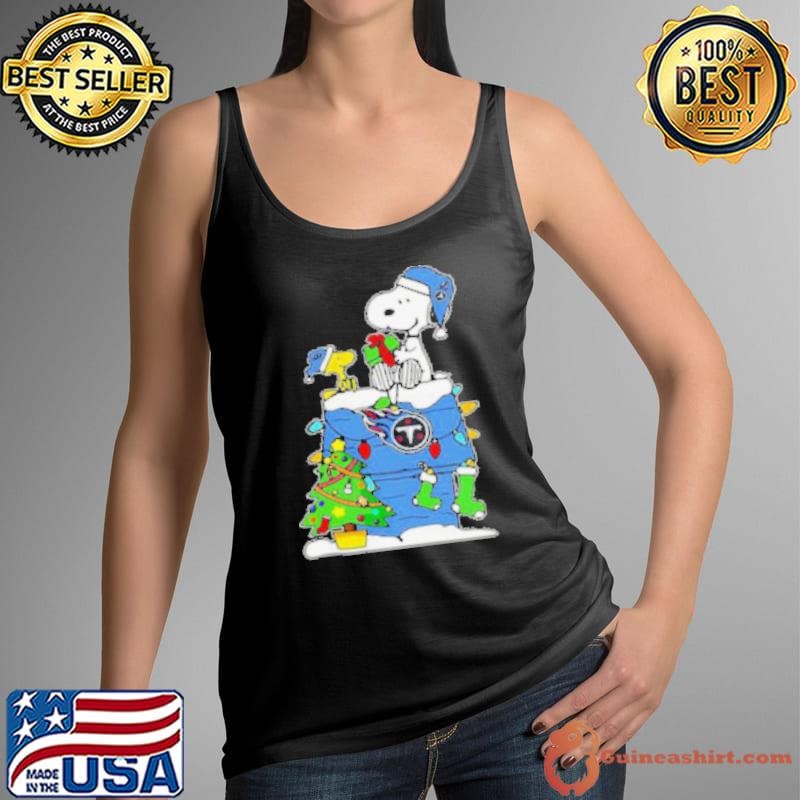NFL Tennessee Titans Snoopy Woodstock Christmas 2024 Tank Top