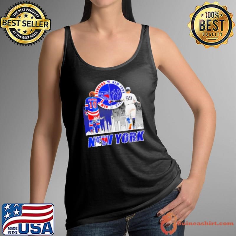 New York Rangers Artemi Panarin x Yankees Aaron Judge skyline Shirt