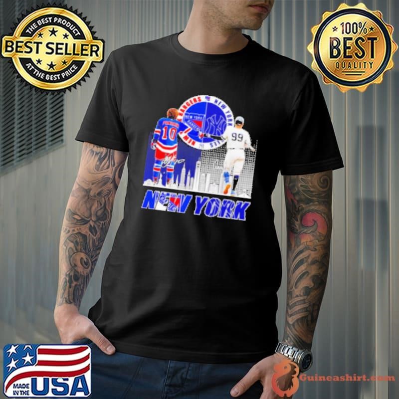 New York Rangers Artemi Panarin x Yankees Aaron Judge skyline Unisex