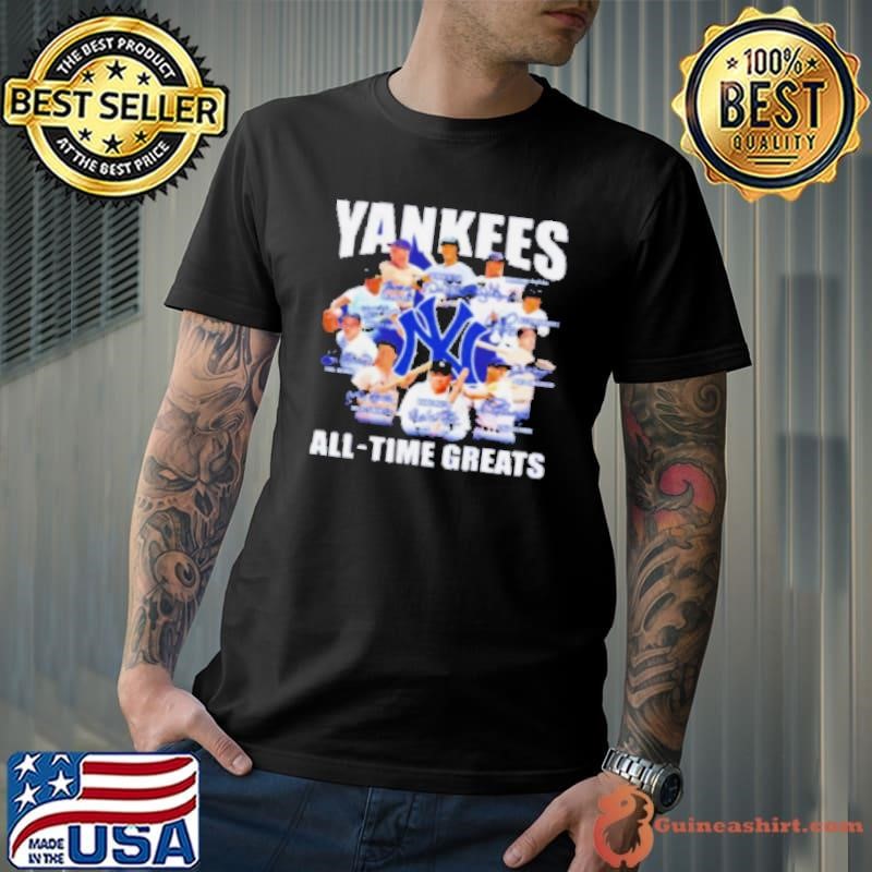 New York Yankees All Time Greats signatures Unisex