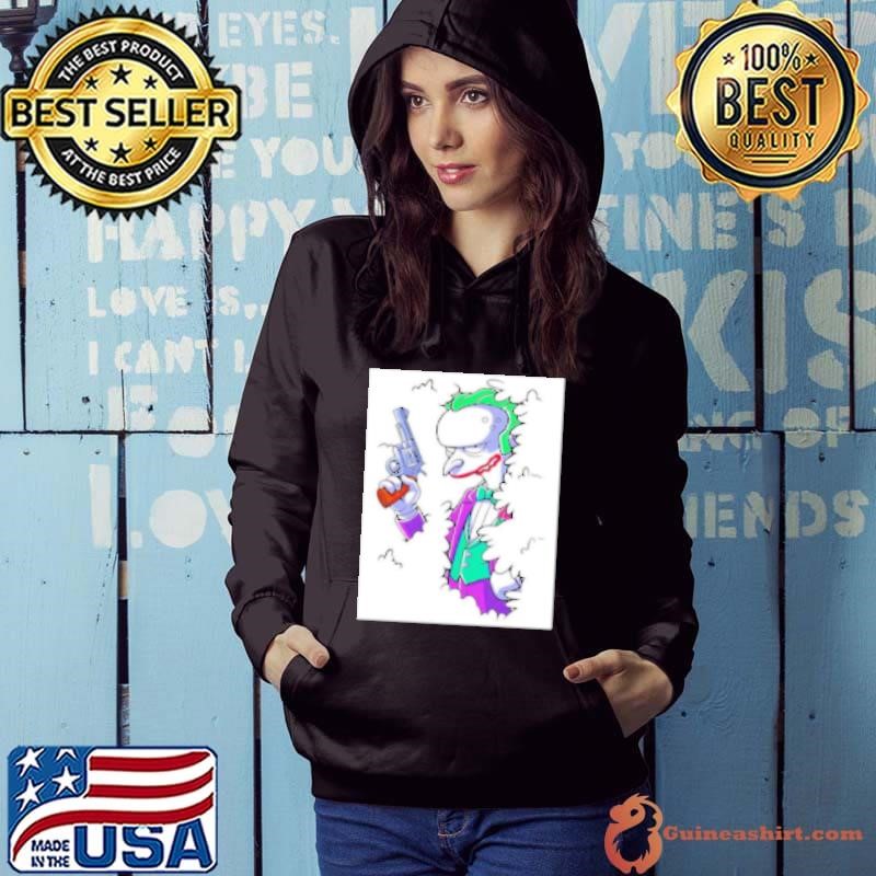 Nice Mr Burns the Joker backing into the hedge clown in the hedges Hoodie
