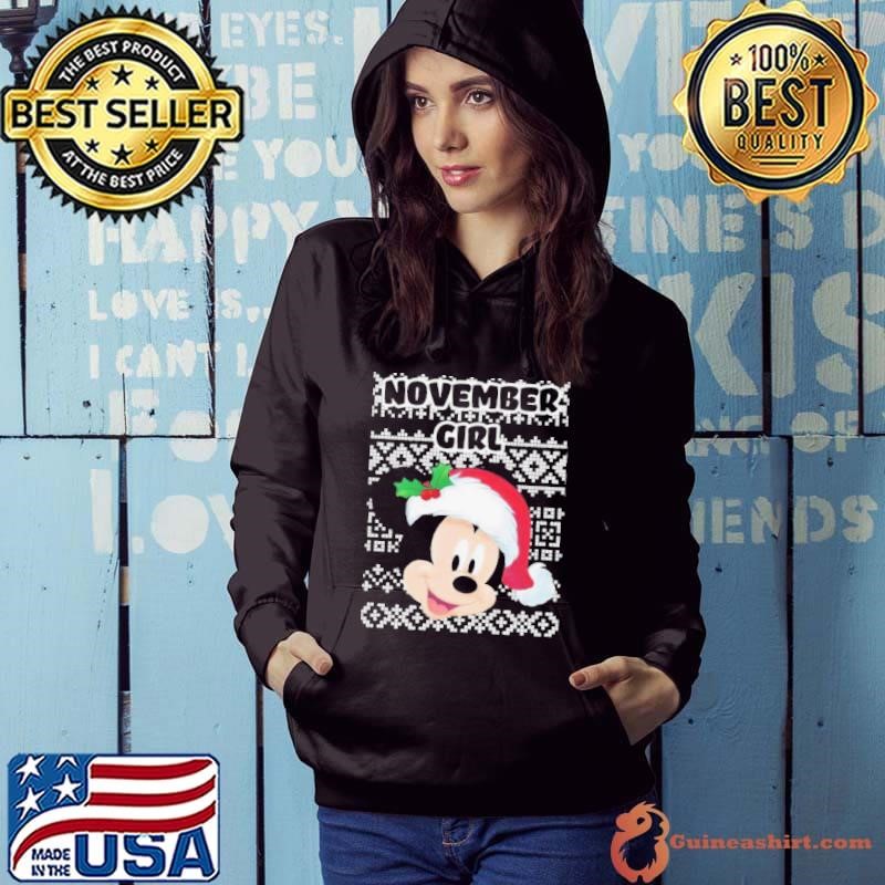 November Girl Mickey Mouse shirt