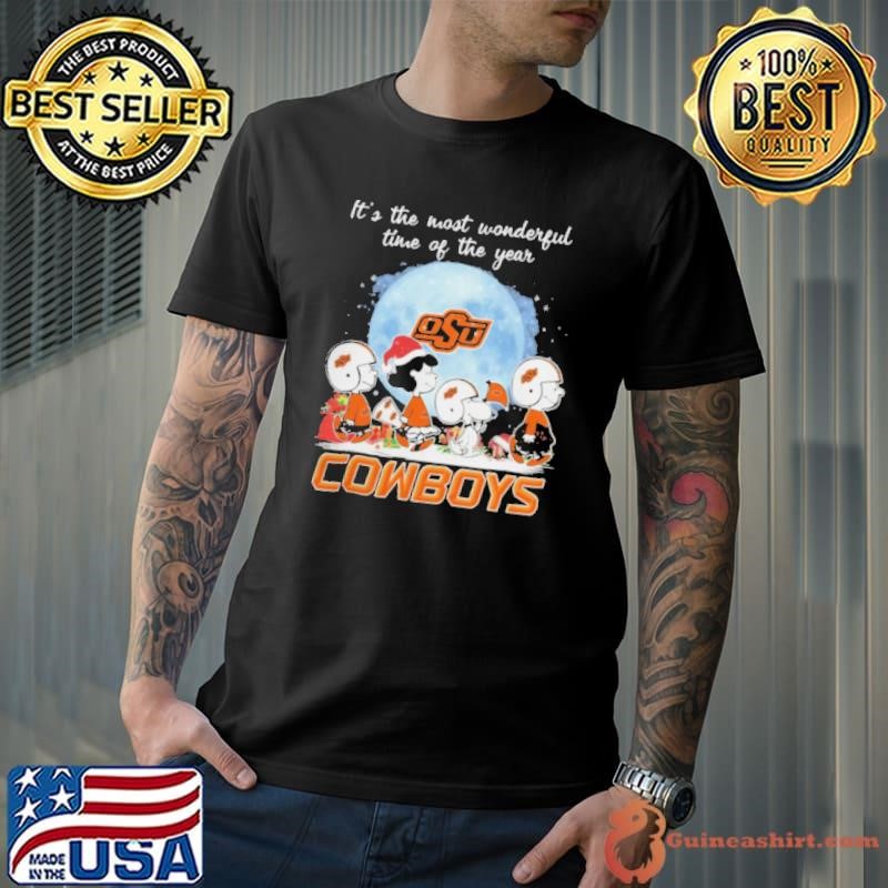 Oklahoma State Cowboys It The Most Wonderful Time Of The Year Peanut Characters Christmas Unisex