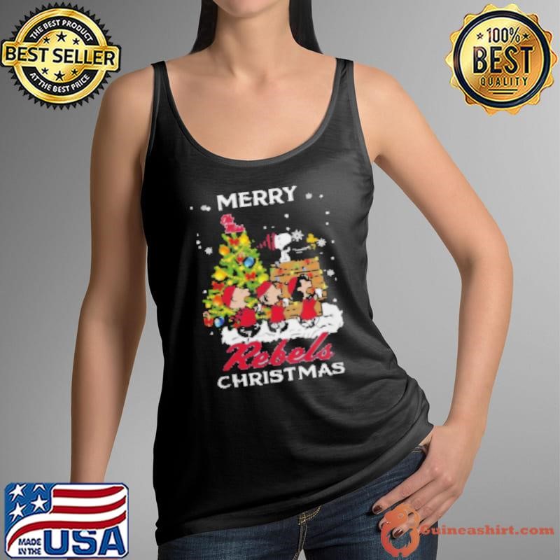 Ole Miss Rebels x Snoopy And Friends Merry Christmas 2024 Tank Top