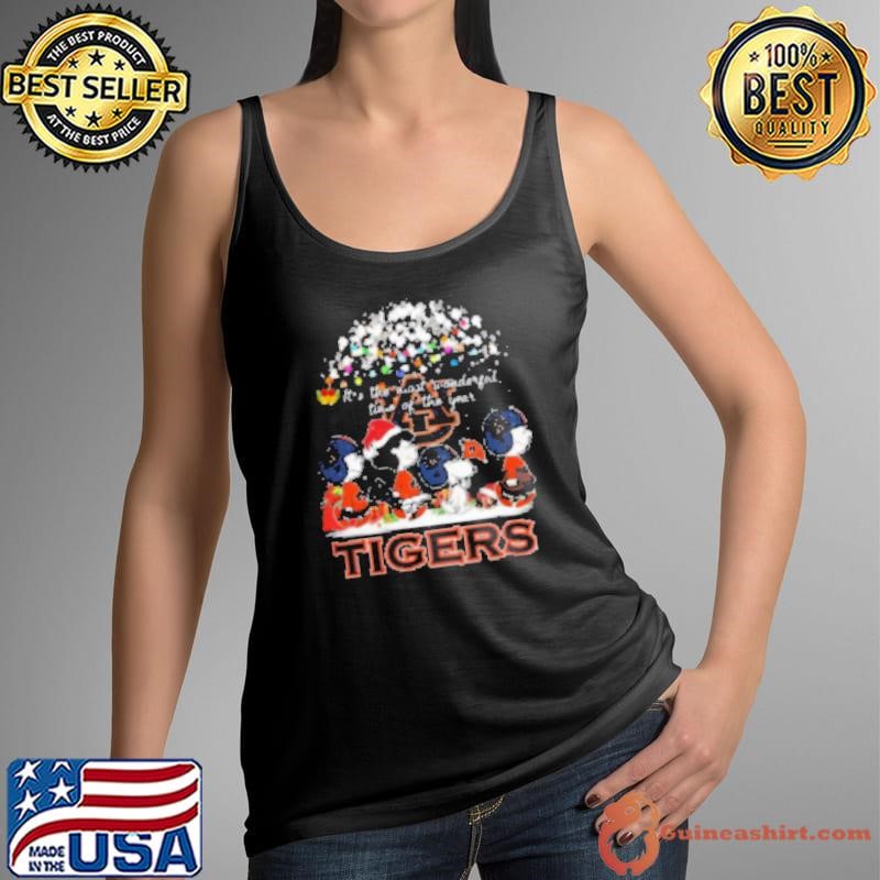 Peanuts Auburn Tigers It’s The Most Wonderful Time Of The Year Winter Shirt