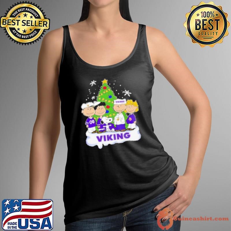 Peanuts Character X Minnesota Vikings Merry Christmas 2024 Tank Top